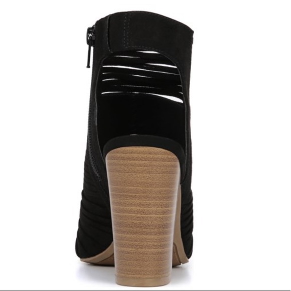 Fierce Strappy Block Heel Peep Toe Bootie - Picture 7 of 8